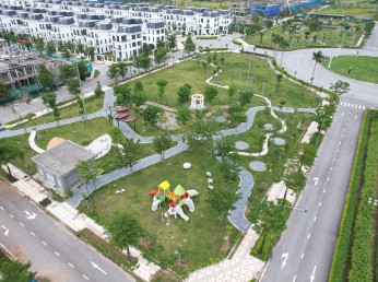 Liền Kề Nhà Vườn mặt đường 16,5m nhìn công viên Hud Mê Linh, 2 mặt đường, giá chủ đầu tư.