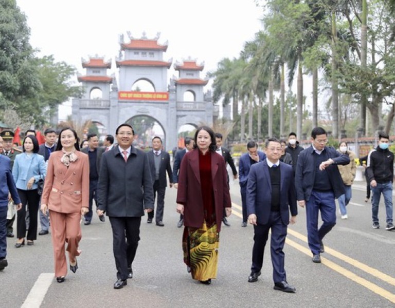 Quyền Chủ tịch nước: Mê Linh sớm là thành phố trực thuộc Thủ đô