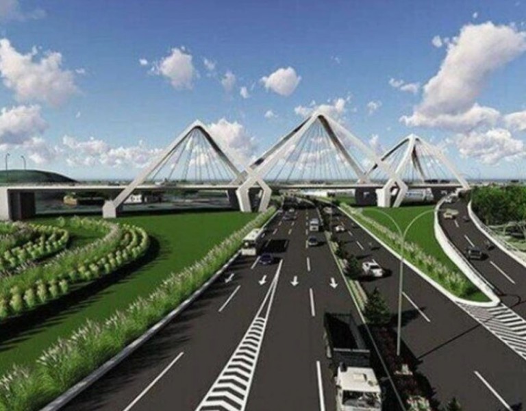 Đầu tư gần 5.400 tỷ đồng xây dựng đường song hành Vành đai 4 Hà Nội