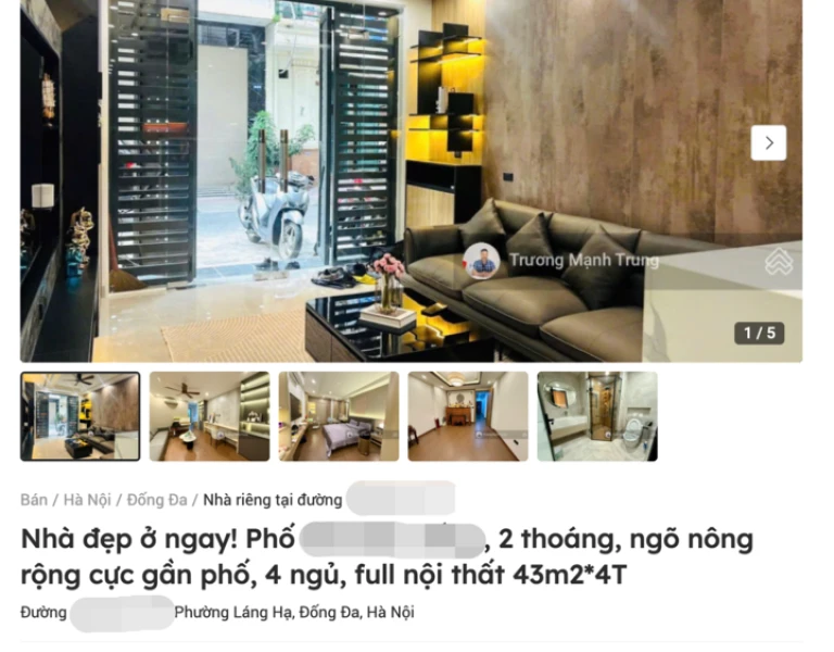 Sửng sốt giá nhà trong ngõ tại Hà Nội đắt ngang liền kề, biệt thự