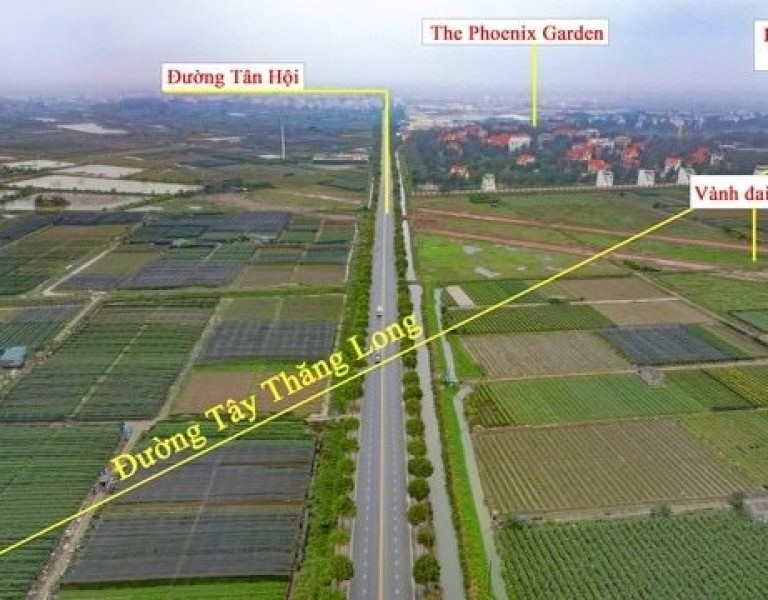 Tuyến đường Tây Thăng Long đoạn qua Đan Phương dài 5,8km được đầu tư gần 1.300 tỷ kết nối 5 quận, huyện phía Tây Hà Nội chính thức khởi công