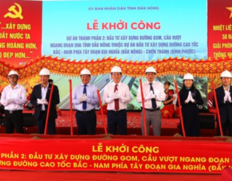 Đắk Nông khởi công cao tốc gần 340 tỷ đồng