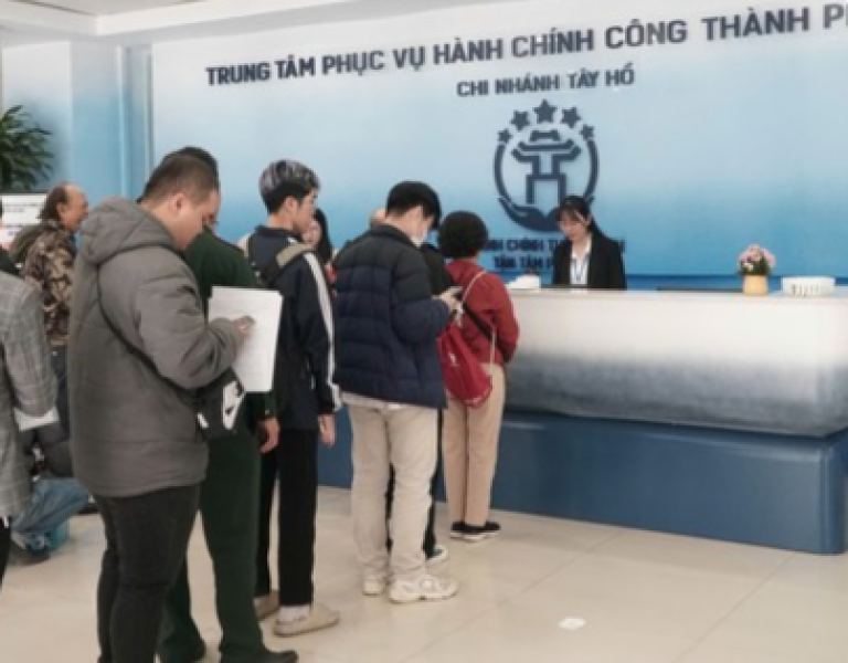 Hà Nội: Tiếp nhận 100% hồ sơ liên quan đến đất đai qua hình thức trực tuyến