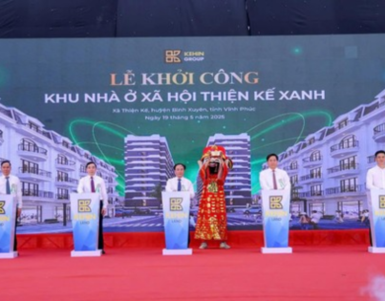 Vĩnh Phúc khởi công dự án nhà ở xã hội thứ 4 trong năm 2025