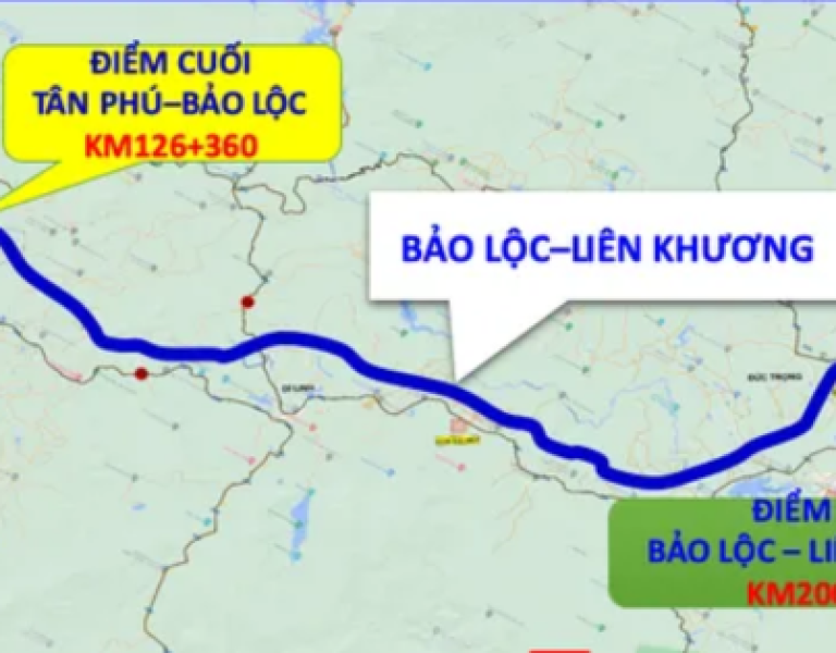 Phê duyệt dự án cao tốc Tân Phú (Đồng Nai) - Bảo Lộc (Lâm Đồng)