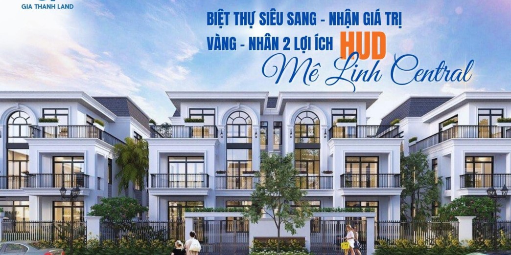 Cần bán gấp Biệt Thự Song lập dự án HUD Mê Linh Central. LH 0974375898