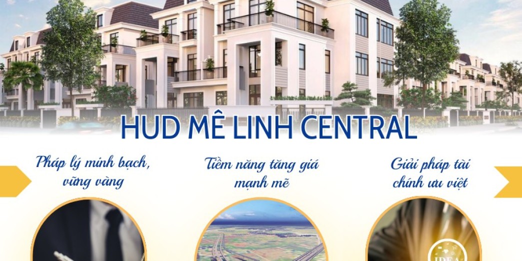 Thanh khoản nhanh căn góc biệt thự tại dự án HUD Mê Linh Central. Giá nào cũng bán. Đã xây 3T 1 tum