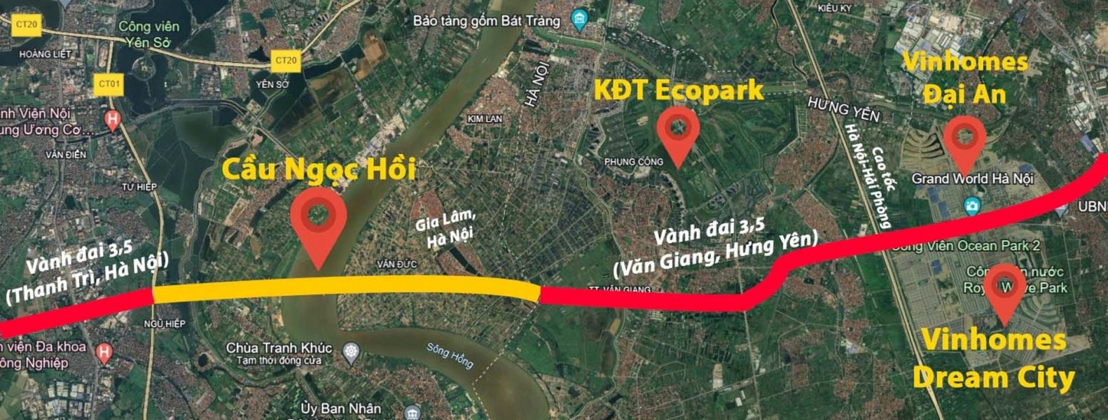 Sẽ khởi công cây cầu vượt sông Hồng 11.000 tỷ đồng, xung quanh có 3 siêu đô thị trị giá 13 tỷ USD lớn bậc nhất phía Bắc vào tháng 5/2025