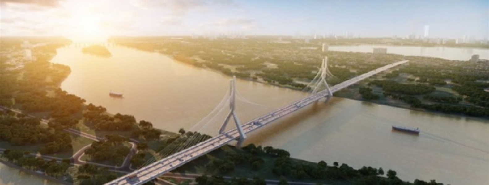Hà Nội duyệt quy mô cầu Tứ Liên 44m với 6 làn xe