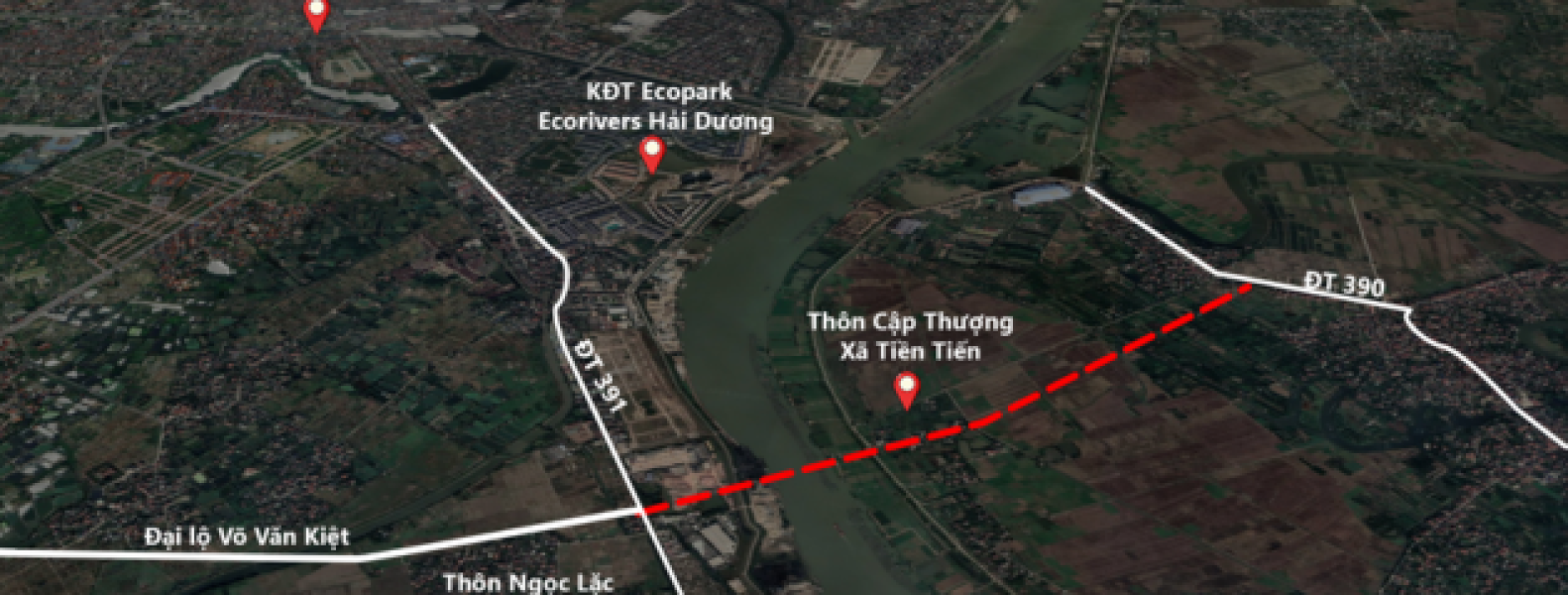 Hải Dương đầu tư hơn 1.200 tỷ xây cầu vượt sông Thái Bình ngay gần dự án của Ecopark, thiết kế với kiến trúc đặc biệt