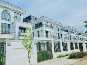 Bán căn biệt thự song lập BT - 03 khu đô thị HUD Mê Linh Central, hai mặt đường giá 8,x tỷ, view công viên