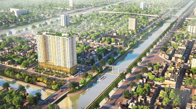 Phối cảnh tổng thể Aurora ResidencesPhối cảnh tổng thể Aurora Residences