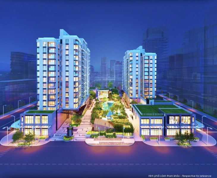 Phối cảnh tổng thể dự án Cardinal Court