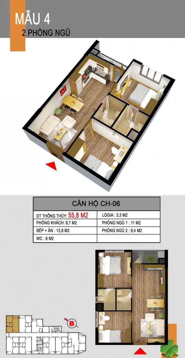 Thiết kế căn hộ CH-06