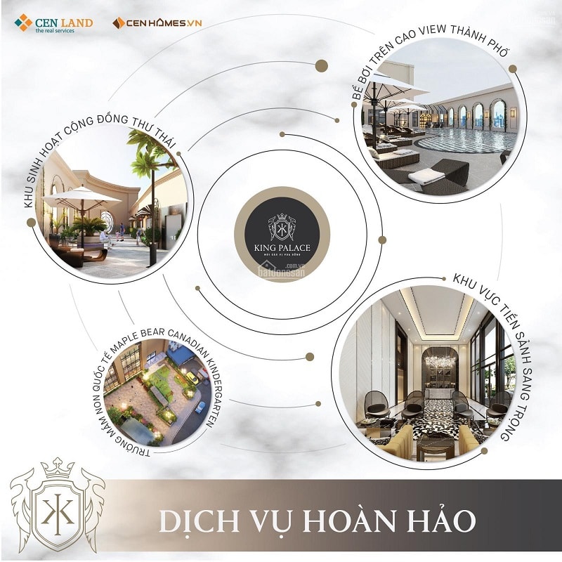 Dịch vụ tiện ích được trang bị bên trong King Palace 108 Nguyễn Trãi