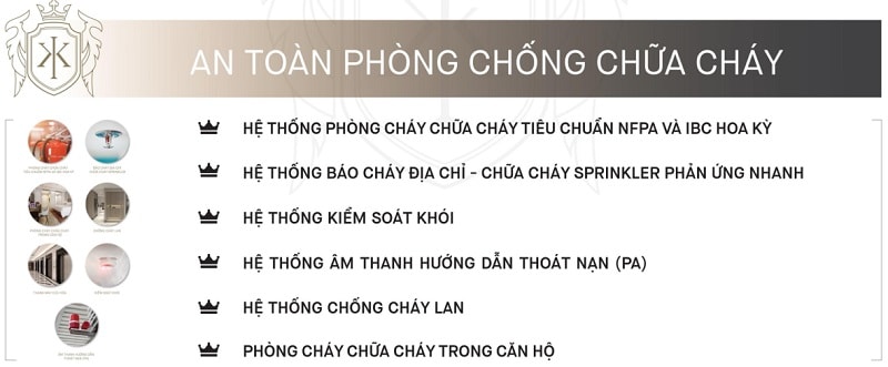  Hệ thống phòng cháy chữa cháy tại King Palace theo tiêu chuẩn quốc tế