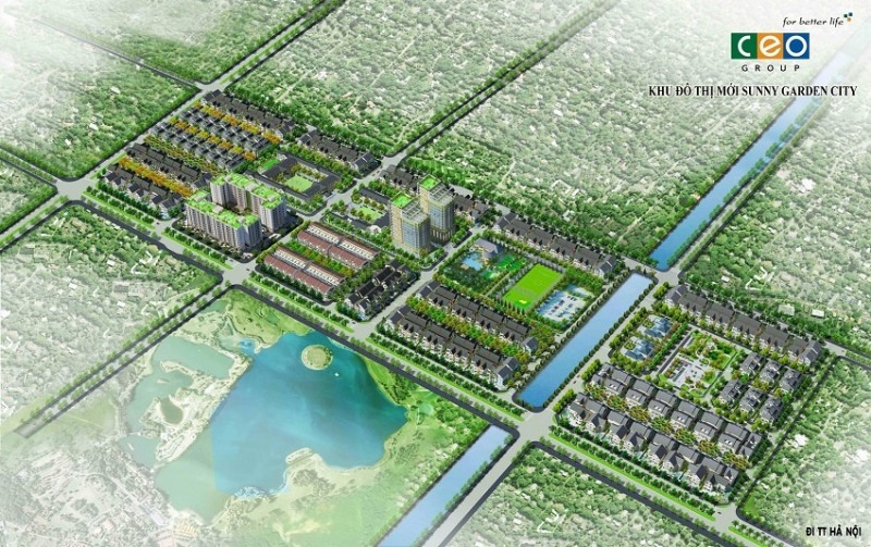  Sunny Garden City ( Khu đô thị Ceo Quốc Oai) 