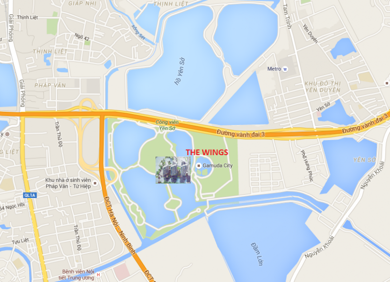 Vị trí dự án Ascott Waterfront Saigon