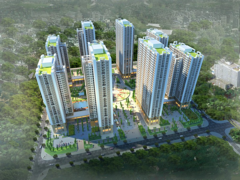 Phối cảnh dự án chung cư An Bình City 232 Phạm Văn Đồng