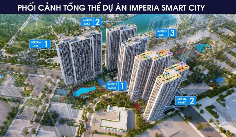 bố trí tòa imperia smart city