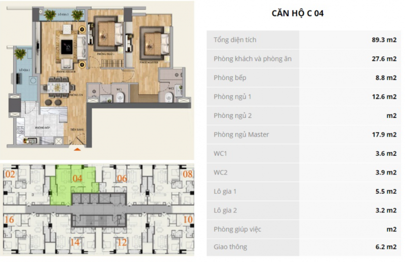 Thiết kế căn hộ C 04