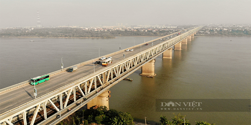 Cầu Thăng Long Kết Nối Huyện Mê Linh với Thủ Đô