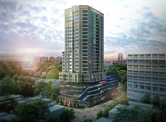  Phối cảnh tổng quan dự án Tân Hồng Hà Complex