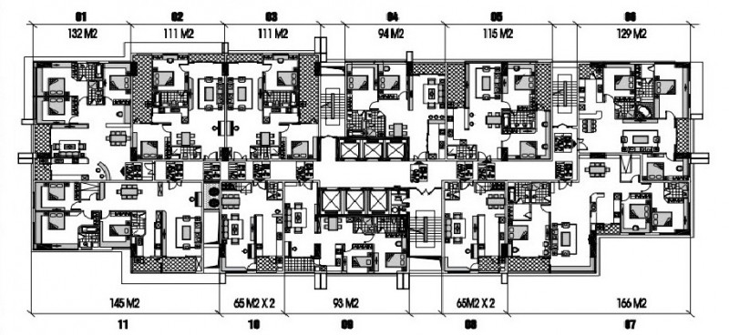 Mặt bằng căn hộ Galaxy Tower Nguyễn Xiển