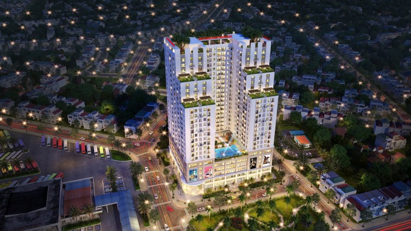 Phối cảnh dự án Geleximco Southern Star Giải Phóng