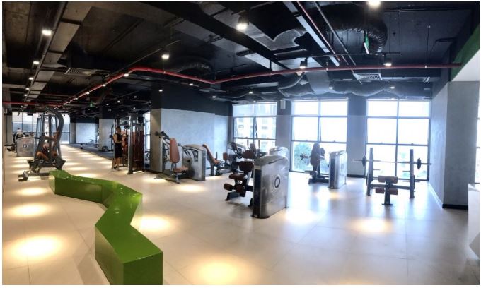 Phòng gym hiện đại