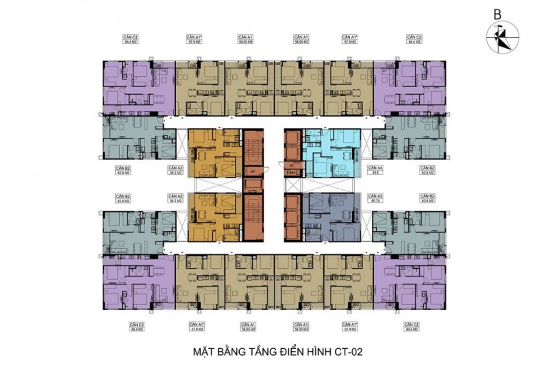 Mặt bằng điển hình CT-02