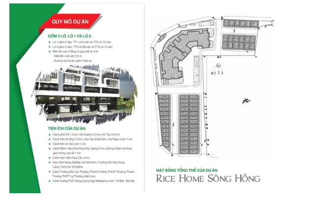 Dự án Rice Home Sông Hồng có quy mô và tiện ích hoành tráng nhất phía Đông Thủ đô Hà Nội