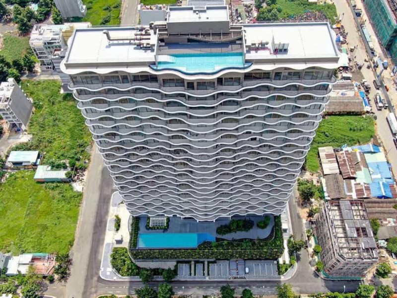 Phối cảnh tổng thể Waterina Suites