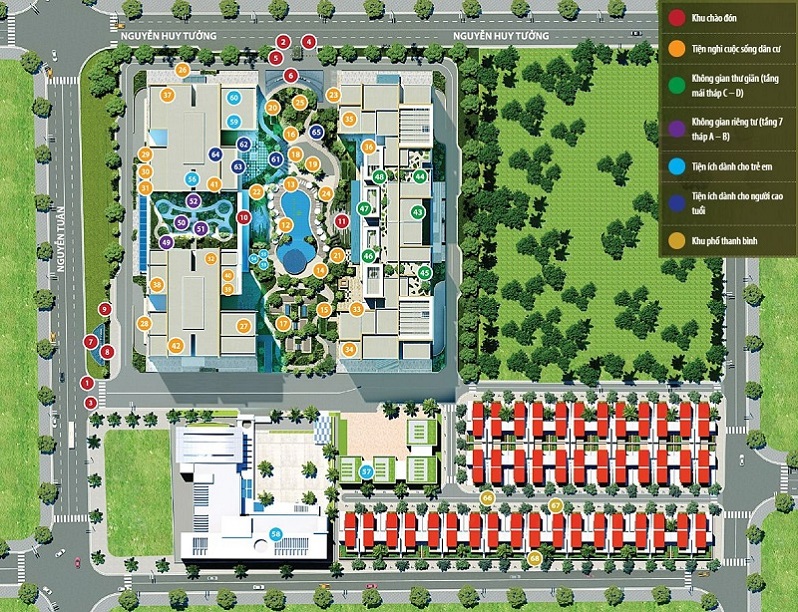 Mặt bằng tổng thể Chung Cư Imperia Garden 