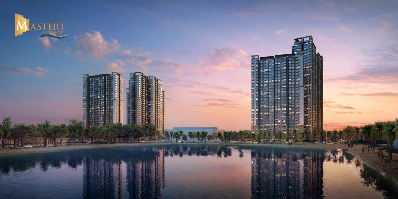 Phối cảnh tổng thể dự án Masteri Waterfront