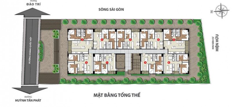  Mặt bằng tổng thể