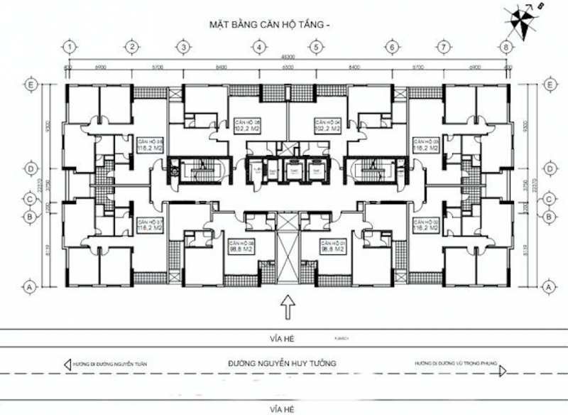 Thiết kế - Mẫu nhà Dự án Chung Cư Phú Gia Residence