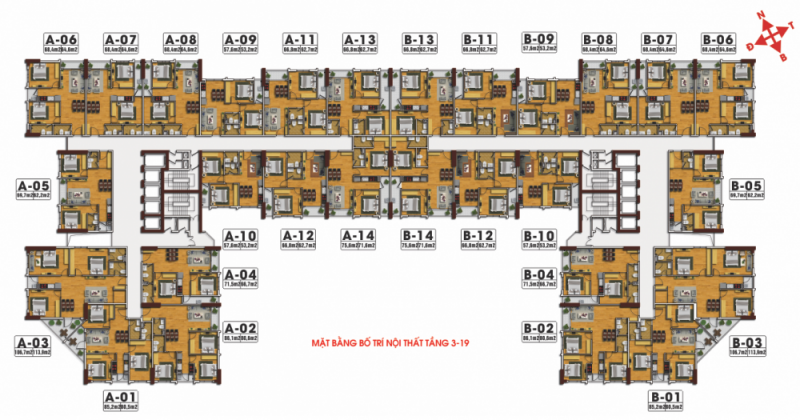 Mặt Bằng Tổng Thể  Dự Án Chung Cư Tecco Skyville