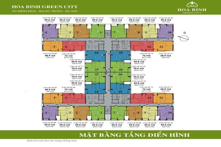 Mặt Bằng Hòa Bình Green City