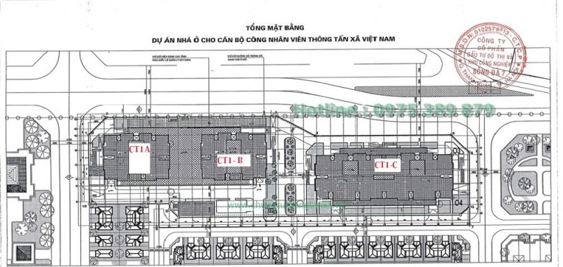 Mặt bằng tổng thể Dự án Căn hộ A1 Riverside Nguyễn Lương Bằng Quận 7