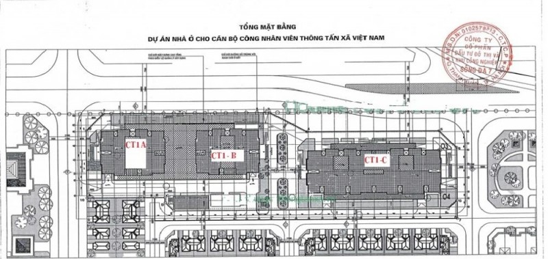 Mặt bằng tổng thể Thông Tấn Xã Việt Nam