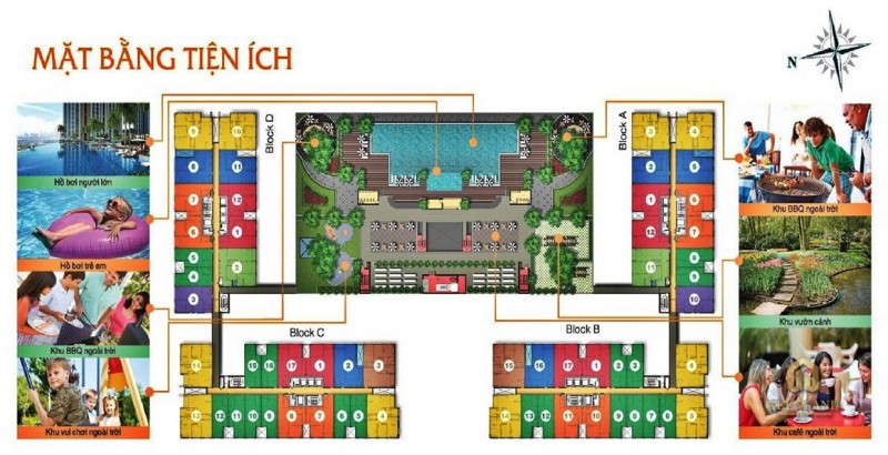 Mặt bằng tổng thể dự án Lexington Residence