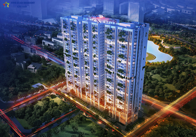  Tổng thể chung cư Five Star Residence Cầu Giấy