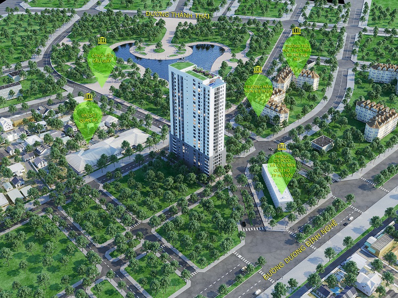 Phối cảnh tổng thể dự án Luxury Park Views