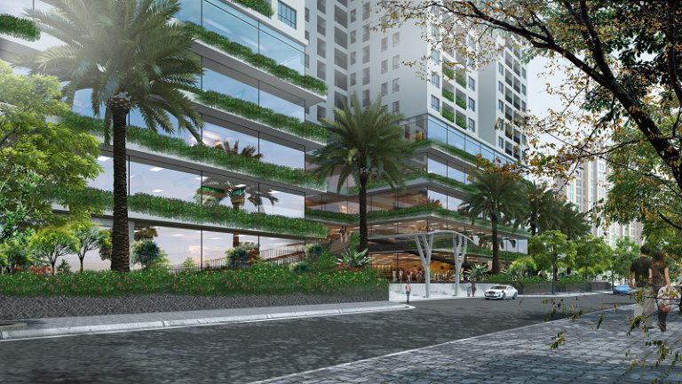 Phối cảnh cảnh quan chung cư Ecolife Capitol