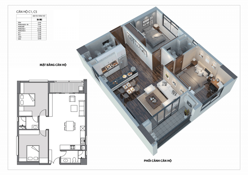 Thiết Kế Căn Hộ Udic Westlake Tây Hồ