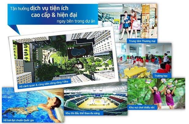 Tiện ích hiện đại tại dự án Topaz City quận 8