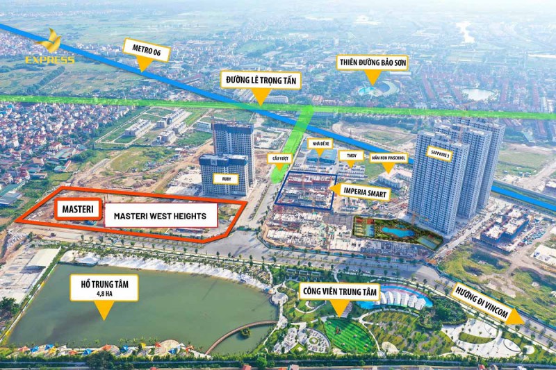 Regency Park được thiết kế hiện đại với nhiều không gian xanh