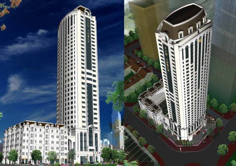 Phối cảnh tổng thể dự án TIG Tower