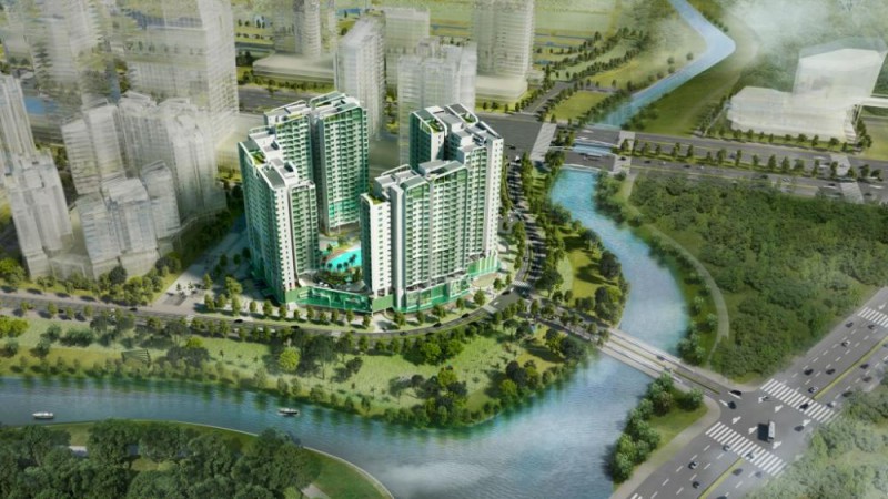 Phối cảnh tổng thể dự án Sadora Apartment